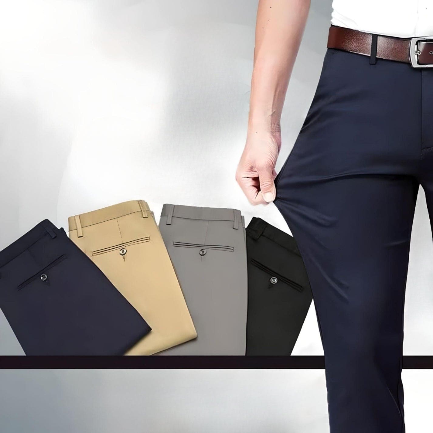 Men's Comfortable Slim Fit Stretch Pants