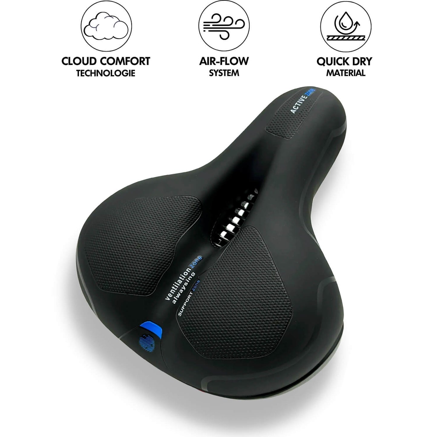 Premium Bike Seat Cushion with Shock Absorption