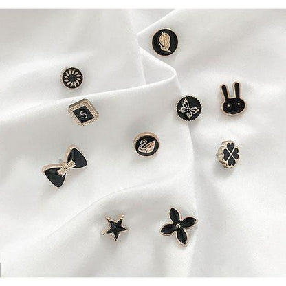 Easy Snap Fasteners - No Sew Button Set of 10 - Halri