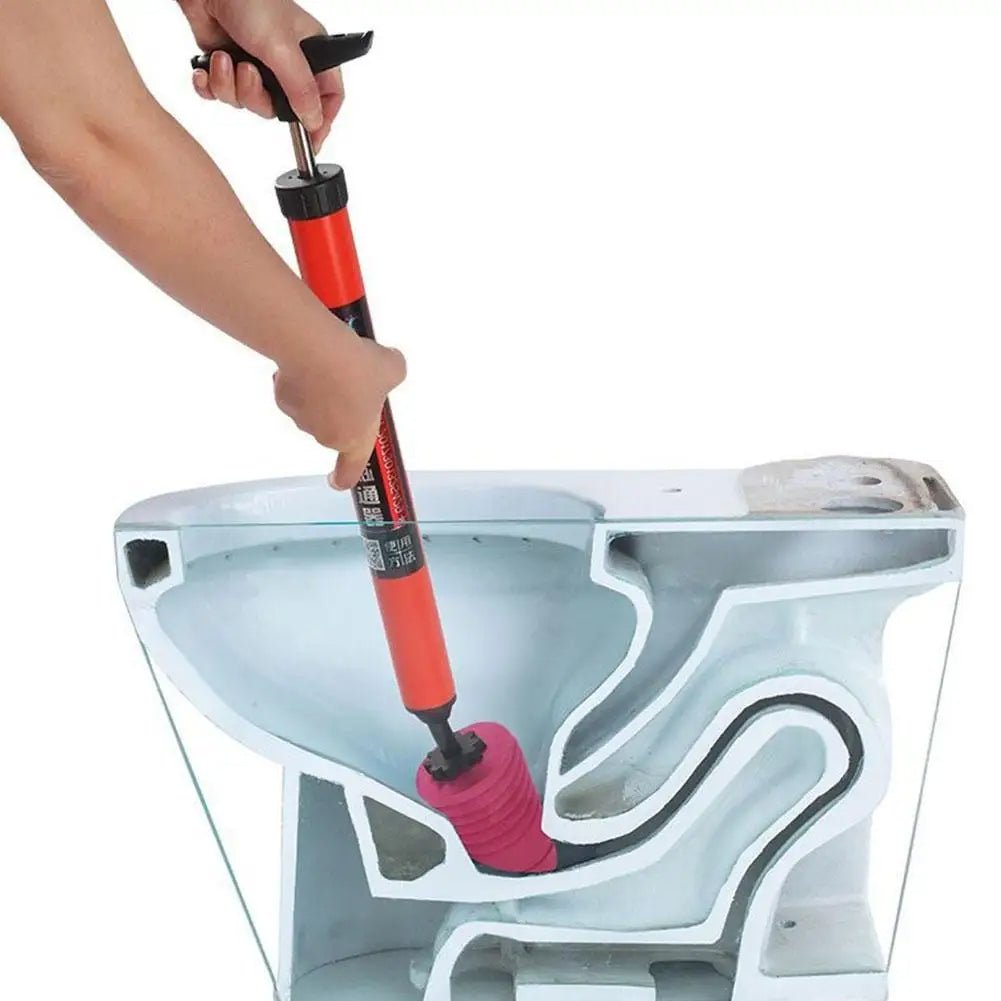Heavy Duty Toilet Plunger with Soft Grip Handle - Halri