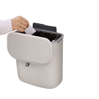 Slim Kitchen Trash Can with Odor Control Lid - Halri