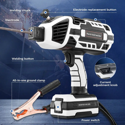 Portable Welding Set with 10 welding sticks for Home Repair