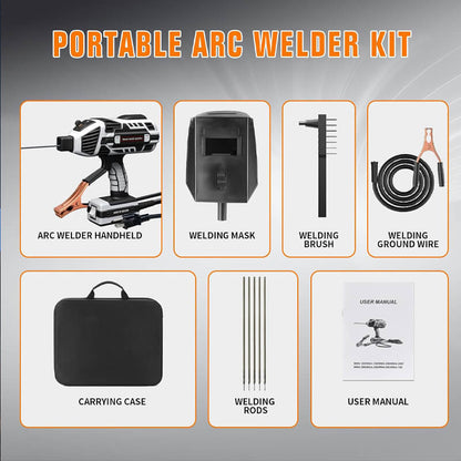 Portable Welding Set with 10 welding sticks for Home Repair