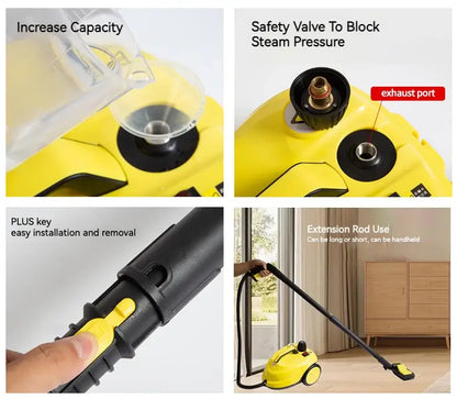 Portable Heavy Duty Steam Cleaner for Home and Car