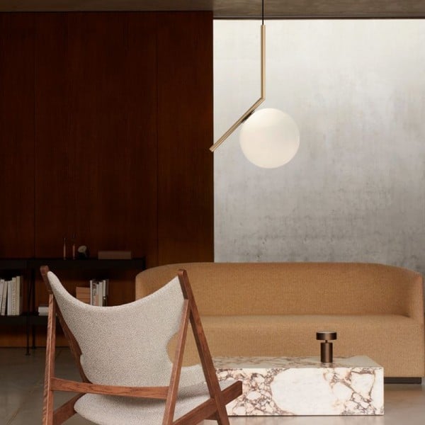 Glass Ball Pendant Light