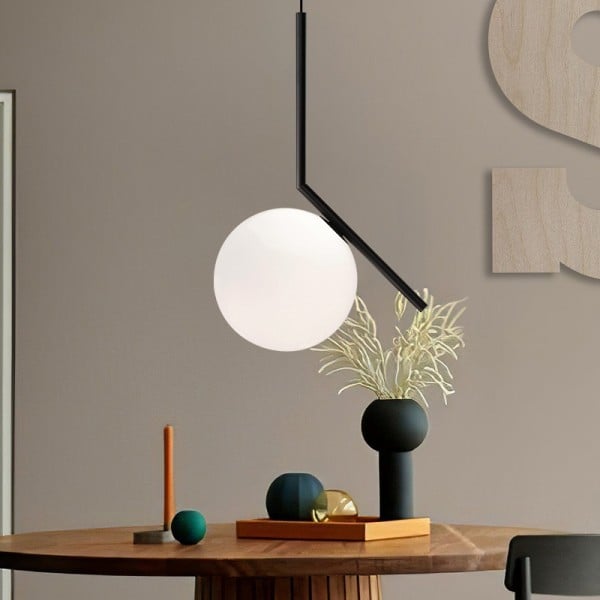 Glass Ball Pendant Light