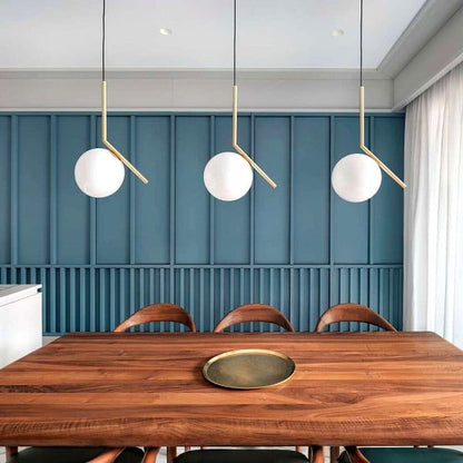 Glass Ball Pendant Light