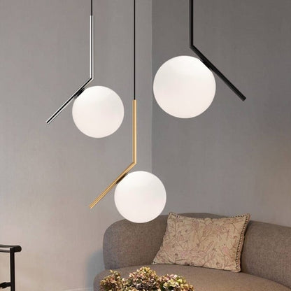 Sleek Round Hanging Light Fixture - Halri
