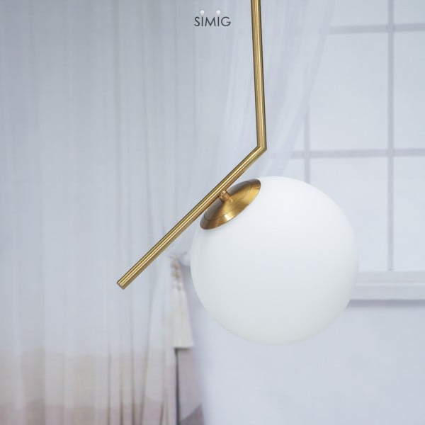 Glass Ball Pendant Light