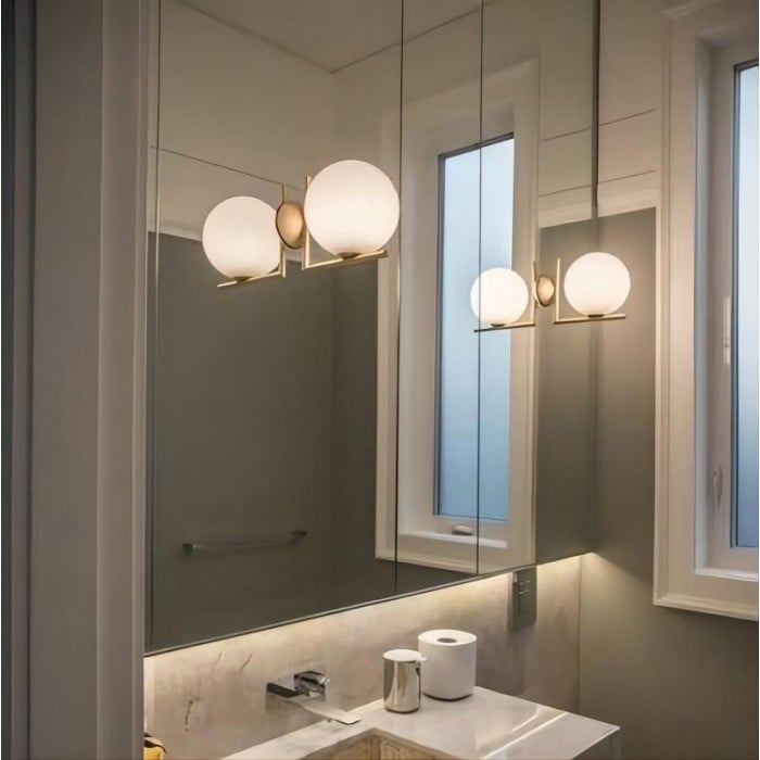 Modern Globe Wall Light for Living Room or Bedroom