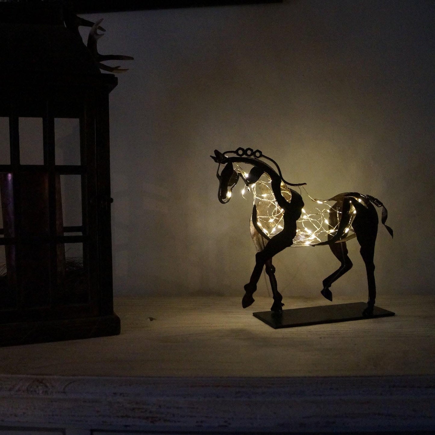 Unique Handcrafted Horse Decor Figure