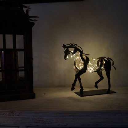 Unique Handcrafted Horse Decor Figure