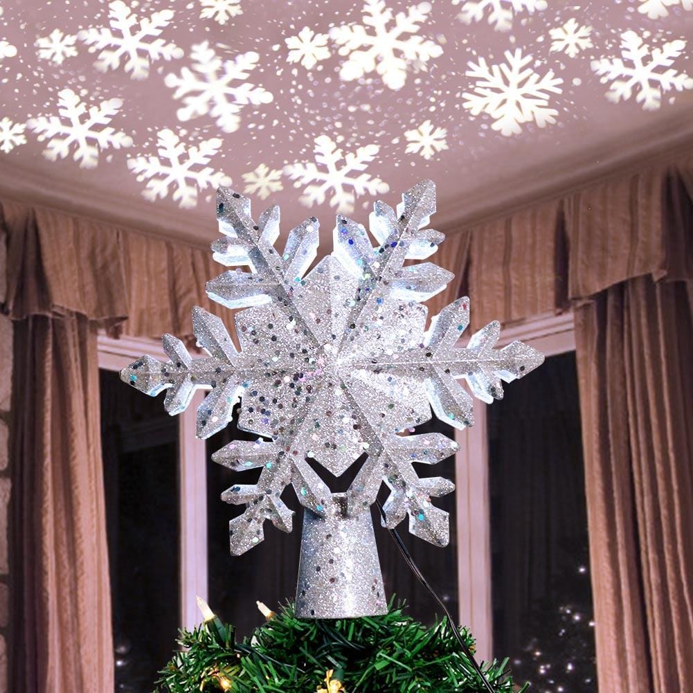 Colorful LED Snowflake Christmas Tree Ornament - Halri