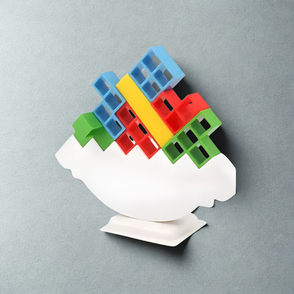 Fun Colorful Magnetic Stacking Block Game - Halri