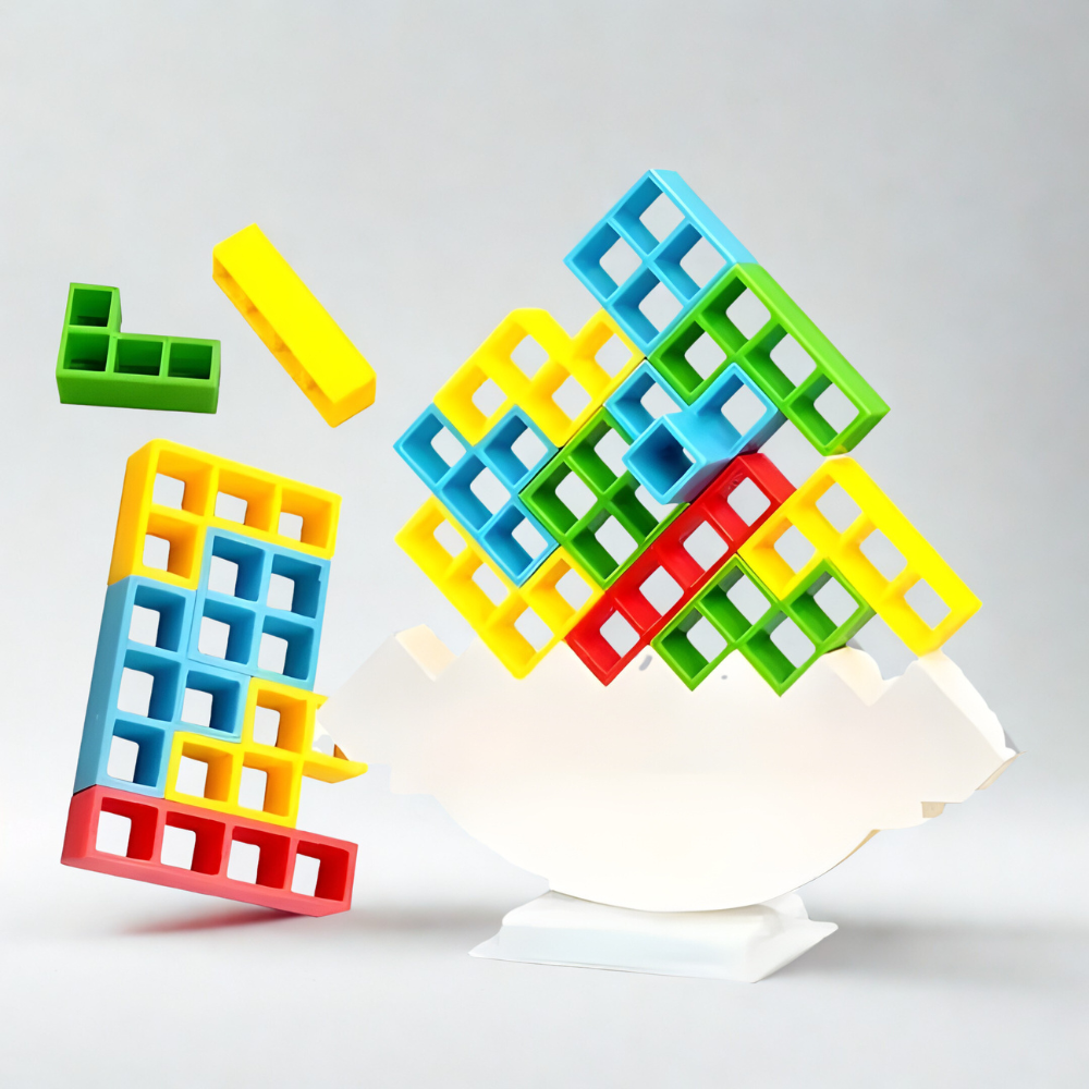Fun Colorful Magnetic Stacking Block Game