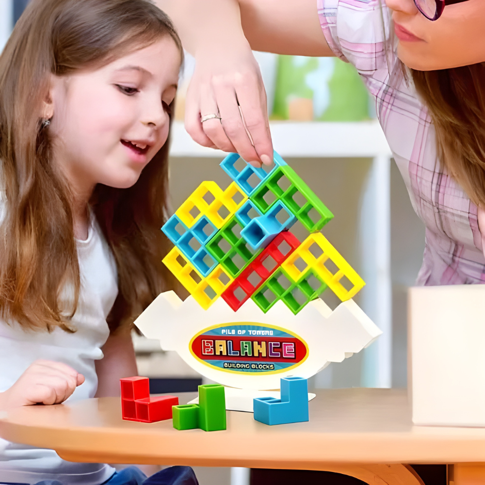 Fun Colorful Magnetic Stacking Block Game