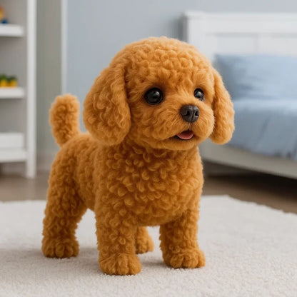 Cute Dog Plush Toy with Realistic Sounds