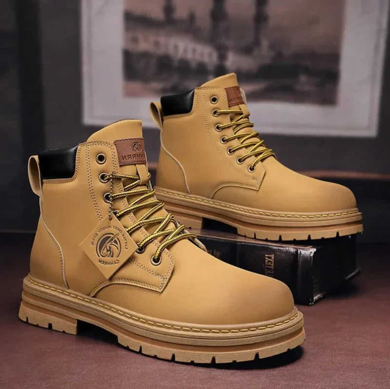 Insulated Men's Hiking Boots With Cushioning Insoles - Halri
