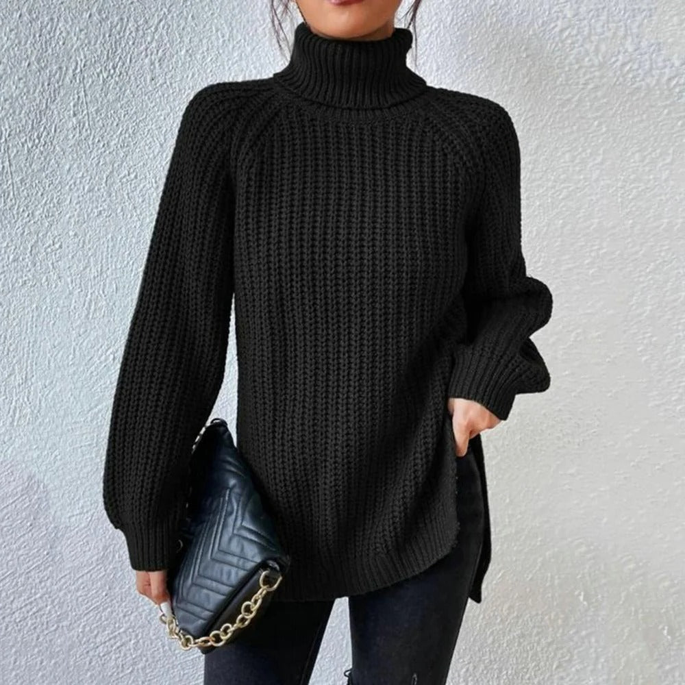 High Neck Winter Sweater - Halri