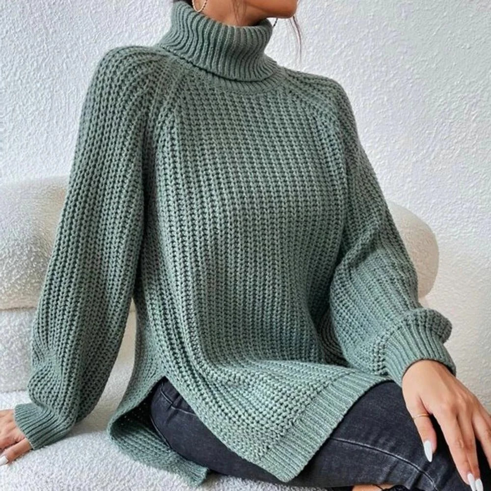 High Neck Winter Sweater
