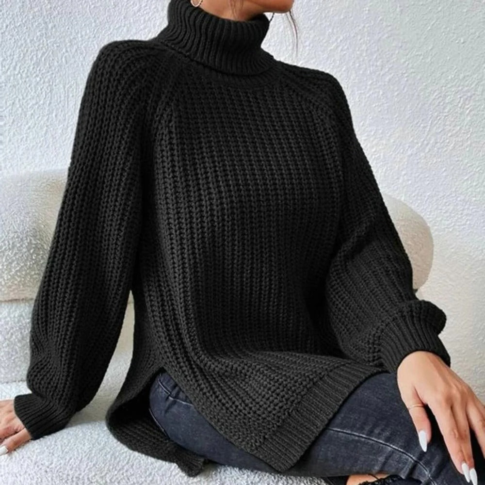 High Neck Winter Sweater