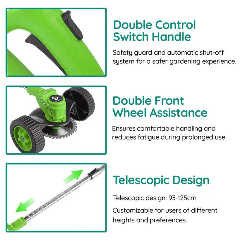 Easy Cordless Electric Lawn Trimmer