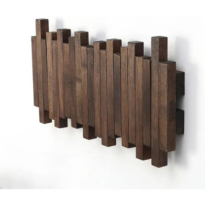 Rustic Wooden Coat Hook Hanger