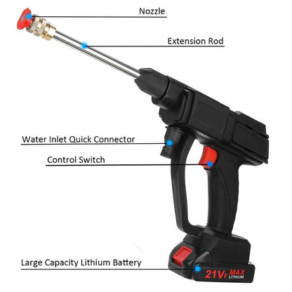 Portable Power Washer with 2 Rechargeable Batteries