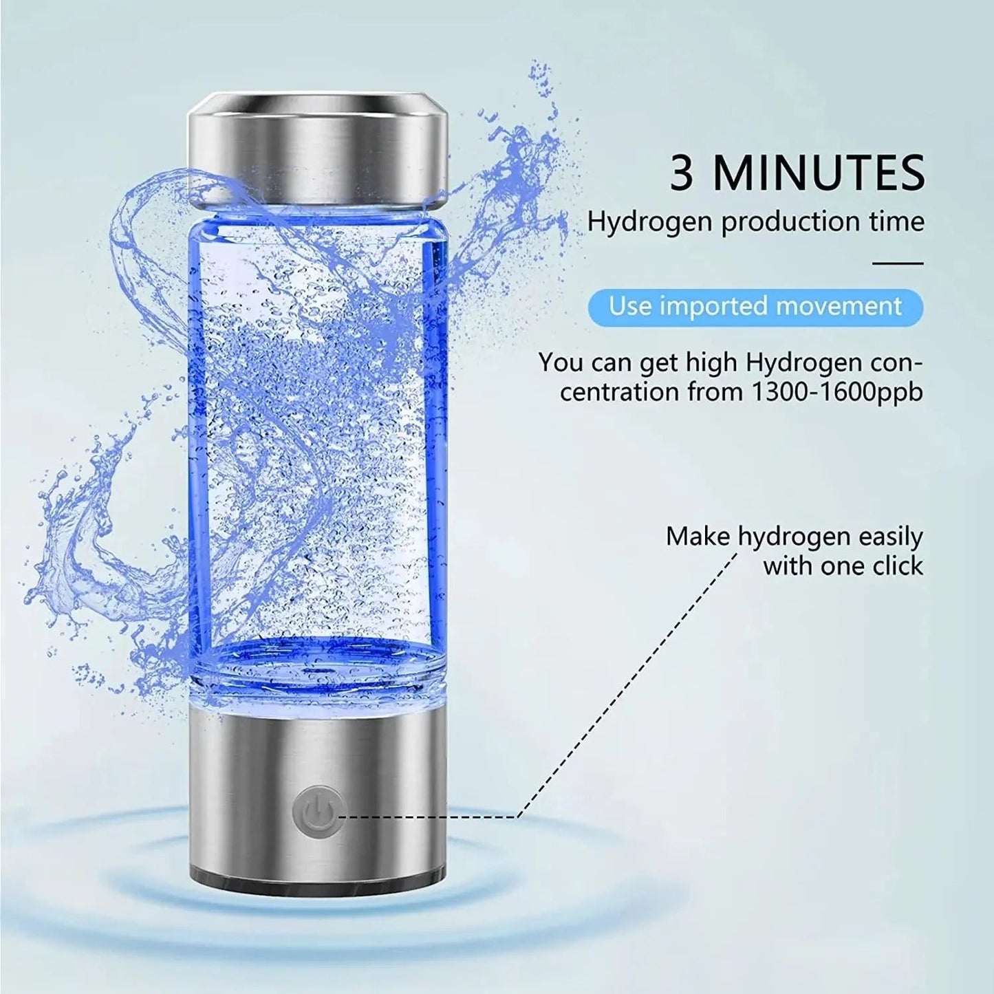 Alkaline Filtered Drinking Bottle