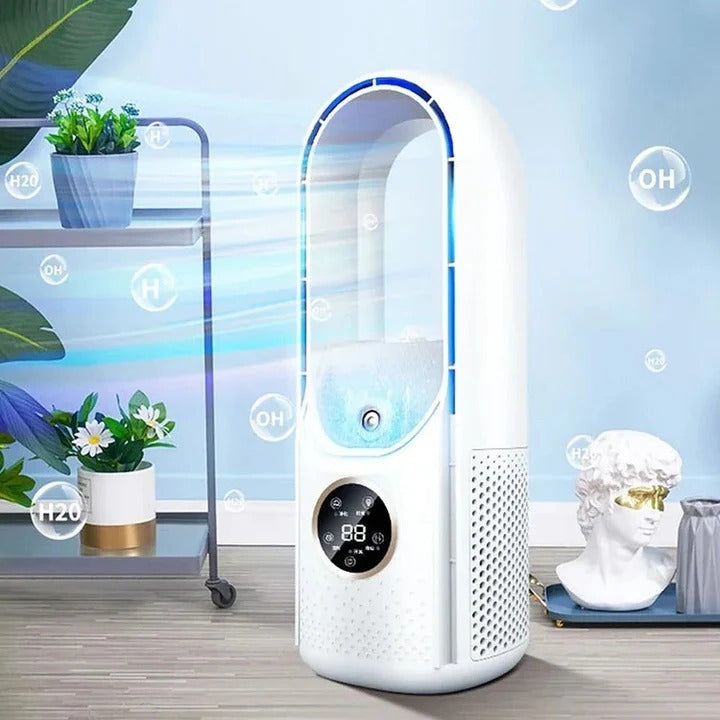 Compact Personal Space Cooler Fan Quiet Air Conditioner
