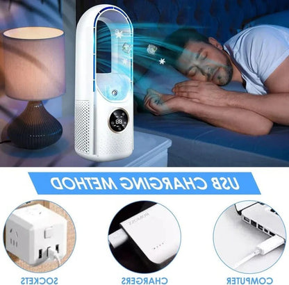 Compact Personal Space Cooler Fan Quiet Air Conditioner