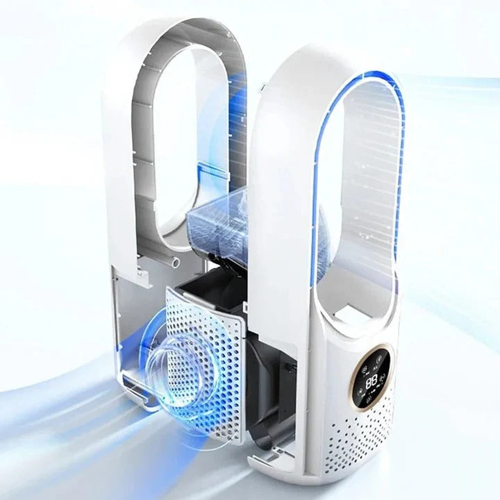 Compact Personal Space Cooler Fan Quiet Air Conditioner