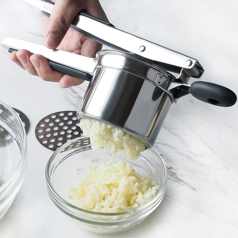 Easy Grip Stainless Steel Potato Masher Tool - Halri