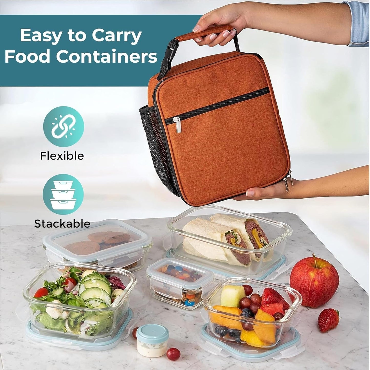 Large 35-Piece Kitchen Storage Container Set
