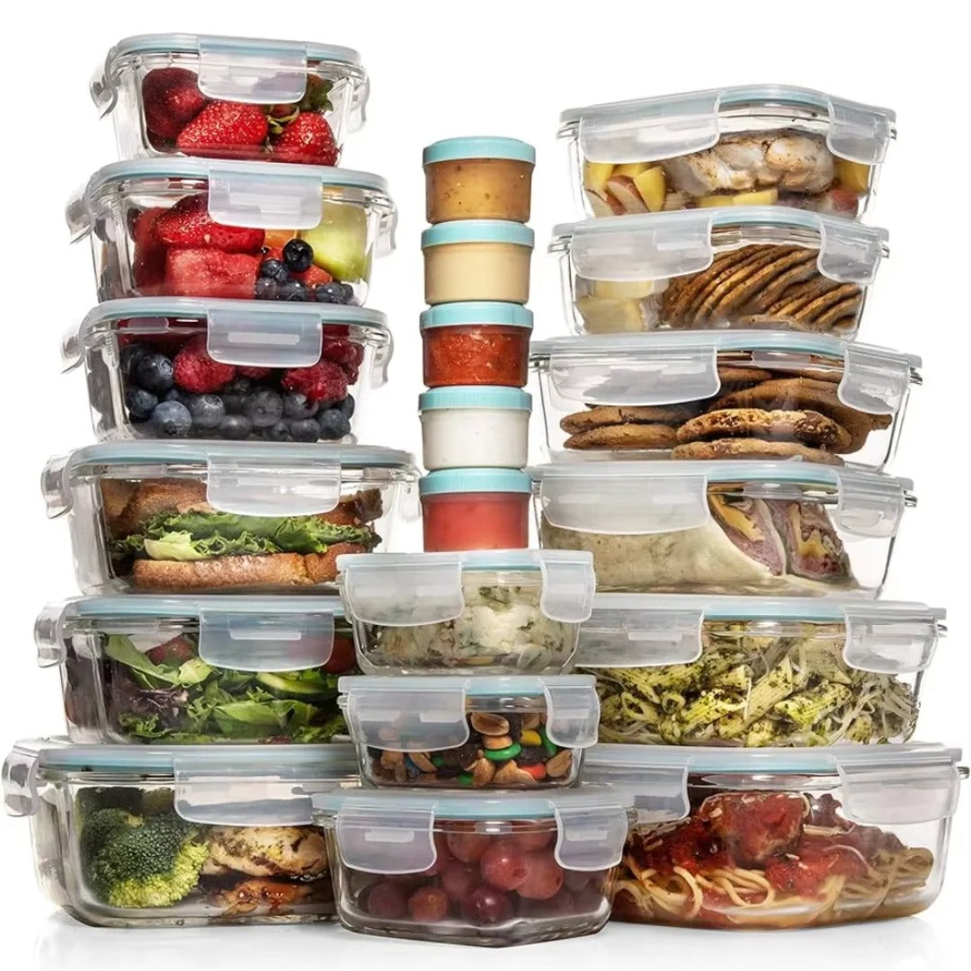 Large 35-Piece Kitchen Storage Container Set - Halri