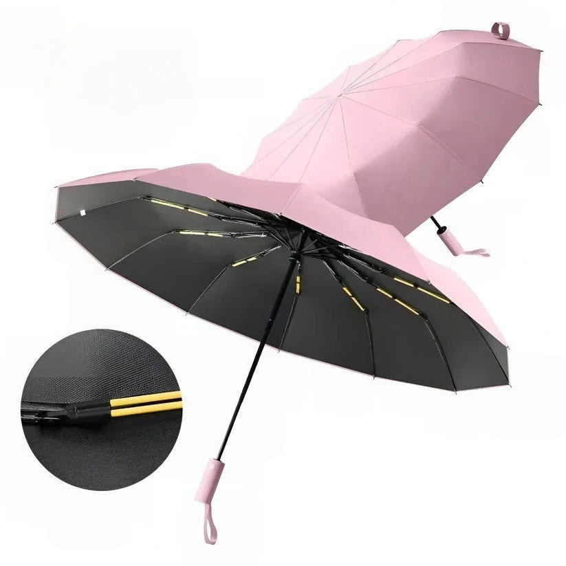 Green Waterproof Compact Umbrella