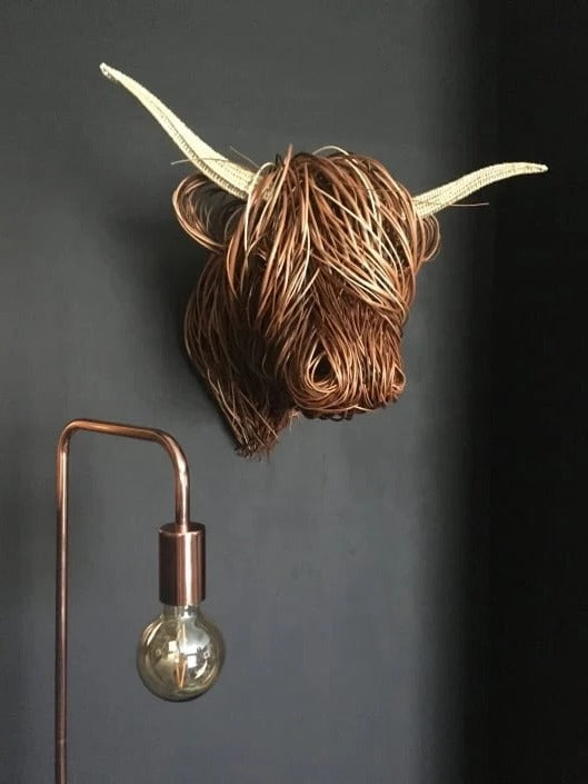 Farmhouse Style Metal Cow Decoration - Halri