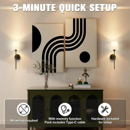Cordless LED Room Lights