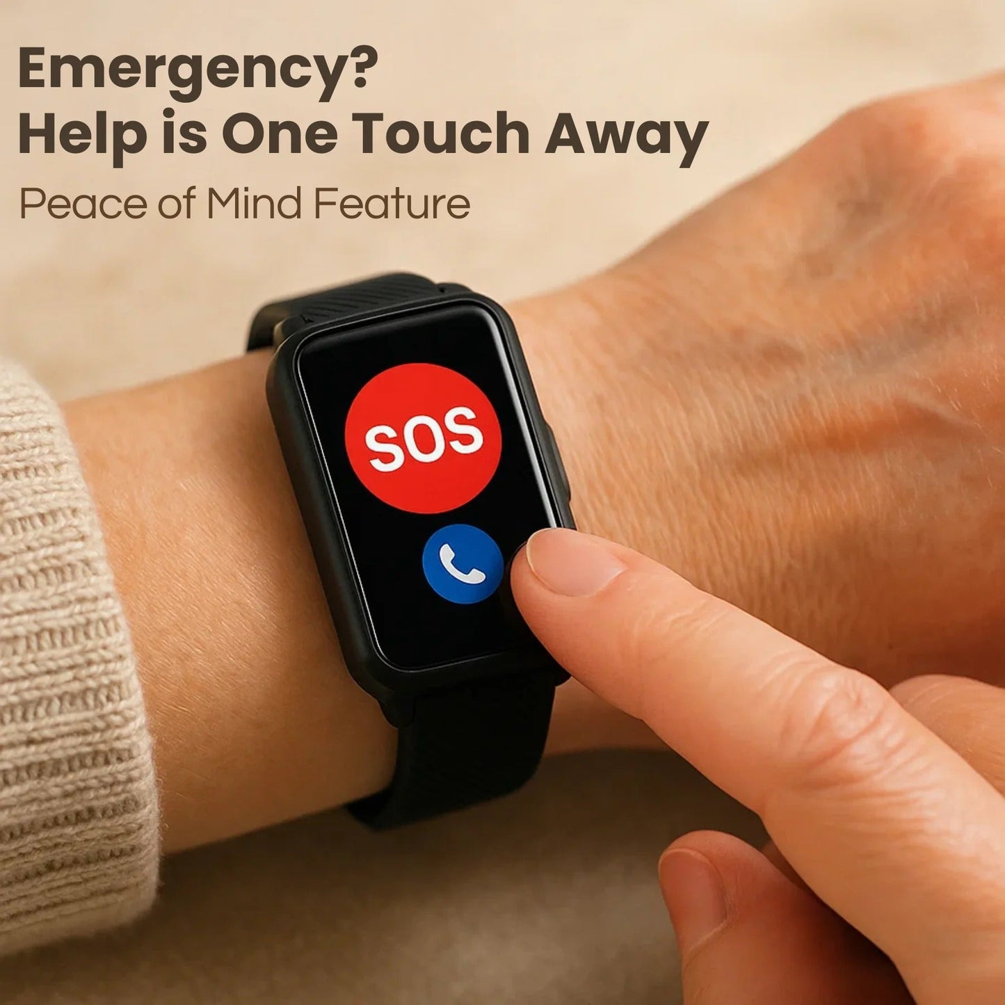 Elderly Alert GPS Smart Watch