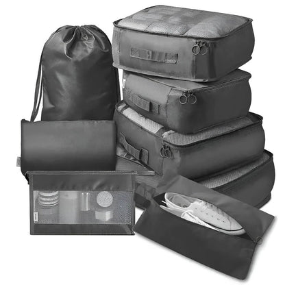 Compact 7 Piece Travel Packing Cube Set - Halri