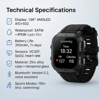 Durable Fitness Tracker Watch