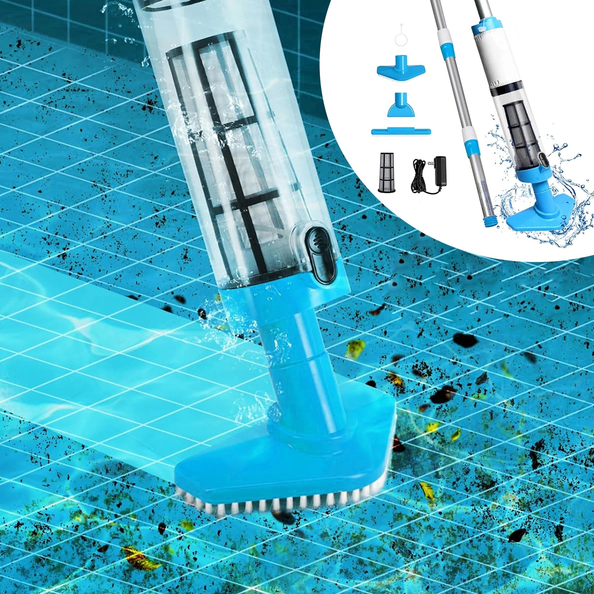 Wireless Automatic Pool Vacuum - Halri