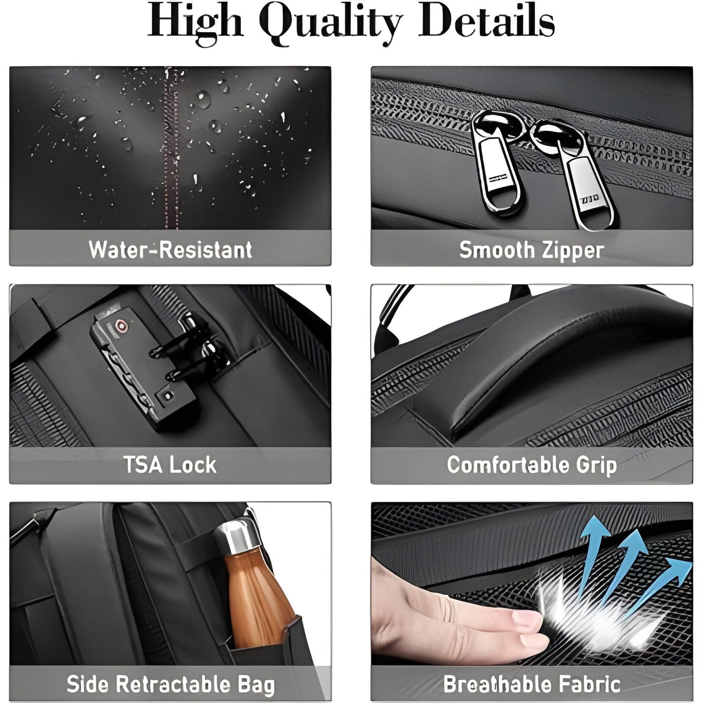 Organized Backpack with Inner Storage System