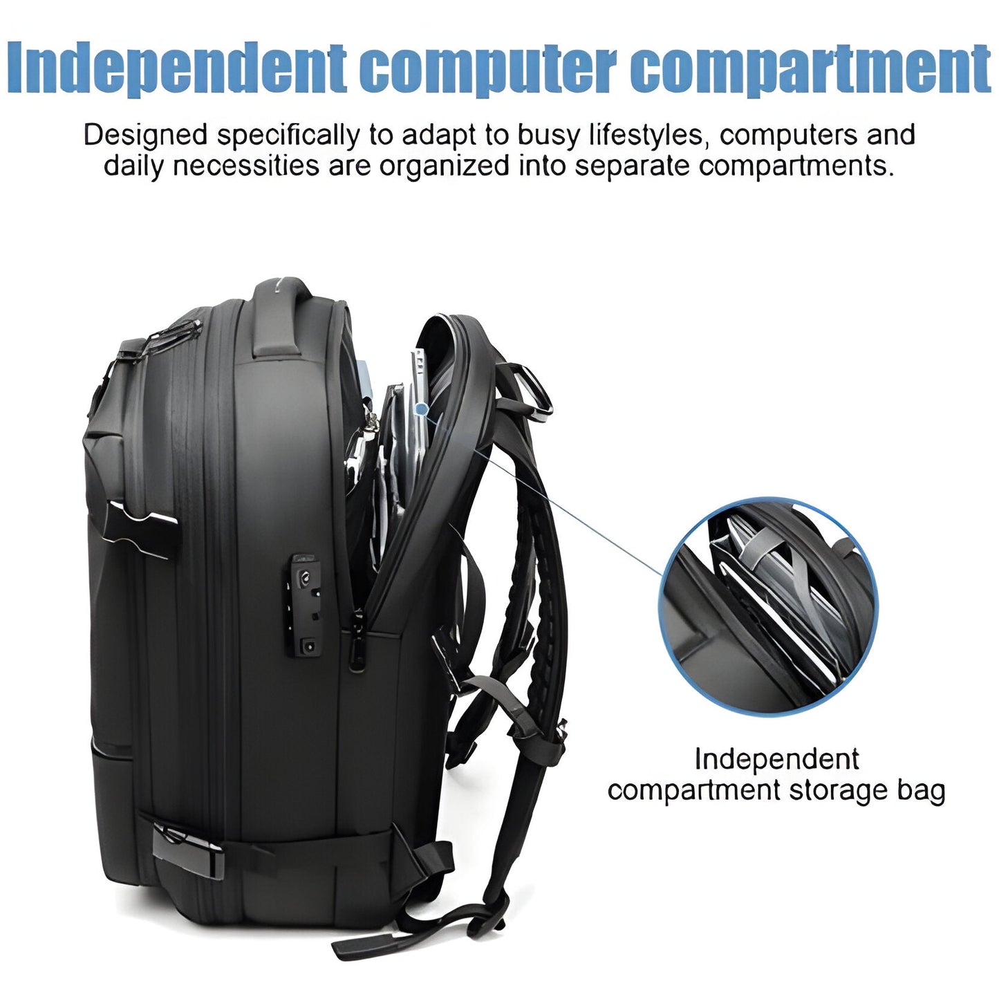 Organized Backpack with Inner Storage System