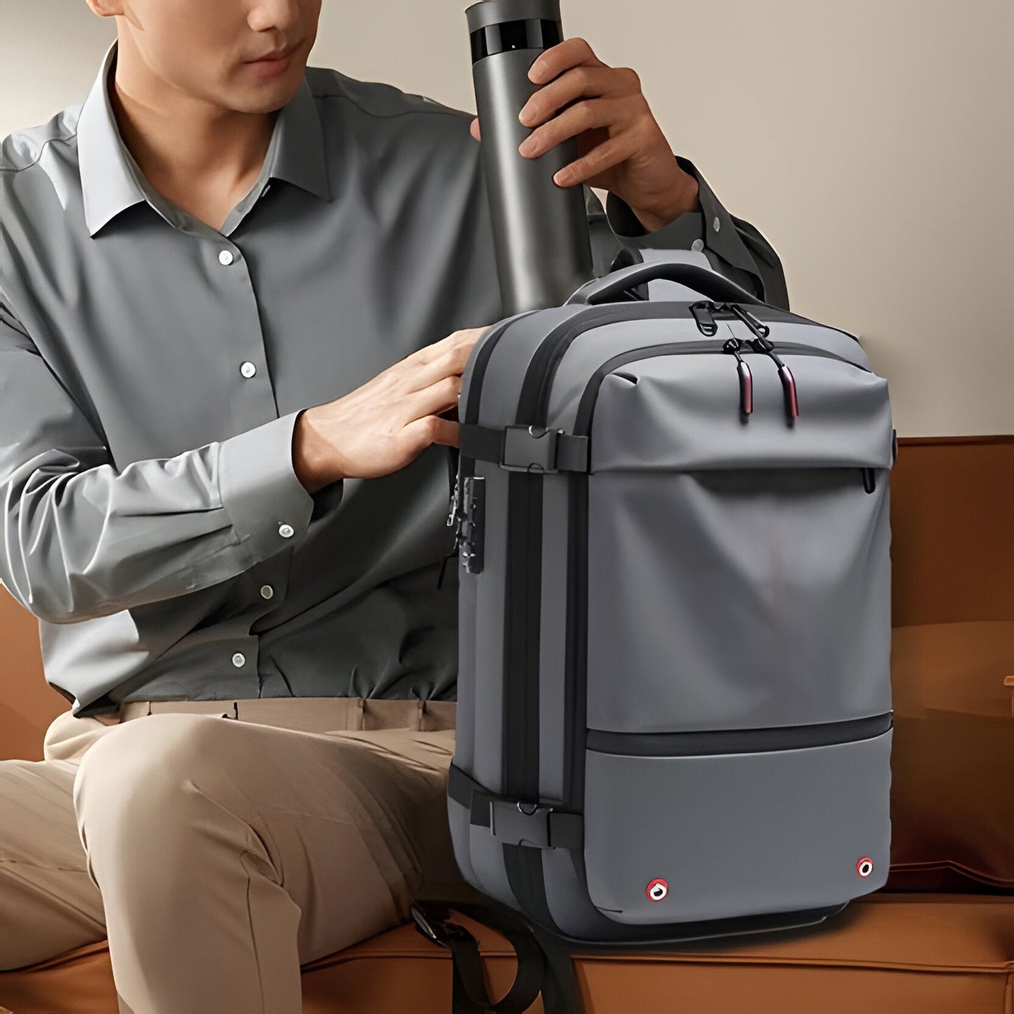 Organized Backpack with Inner Storage System