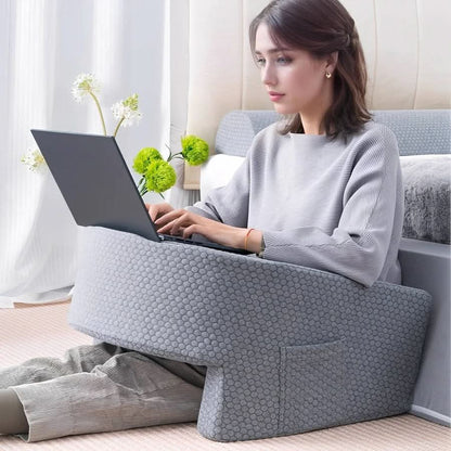 Comfortable Reading Pillow with Armrest and Lumbar Support - Halri