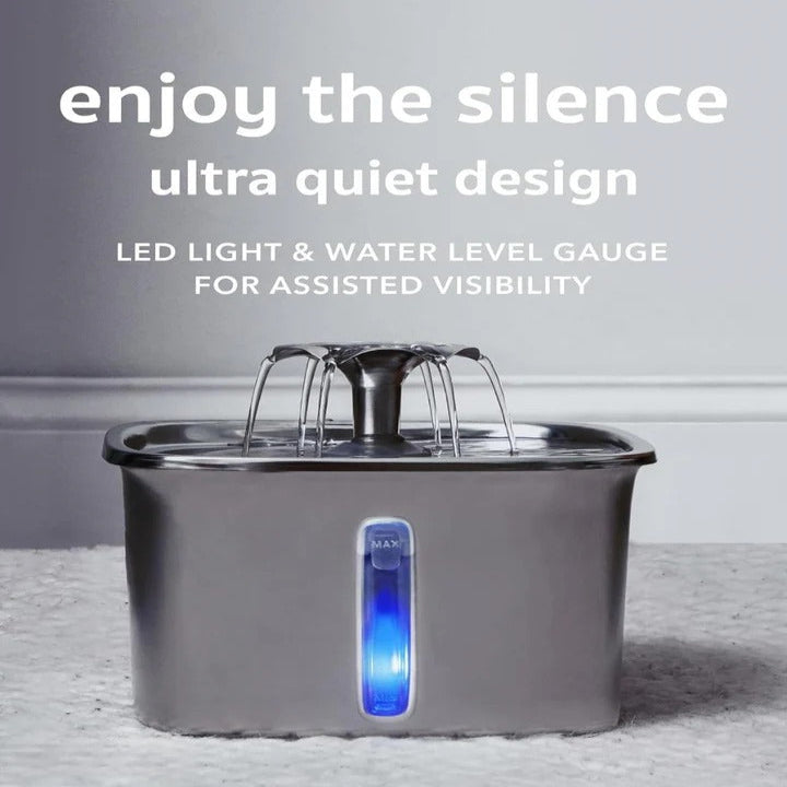 Easy Clean Pet Water Dispenser - Quiet Filtered Fountain
