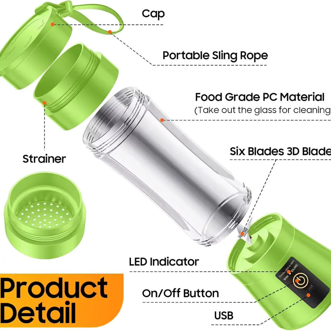Compact Personal Juice Blender Mixer