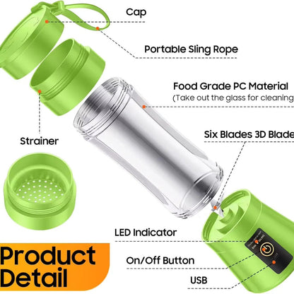 Compact Personal Juice Blender Mixer