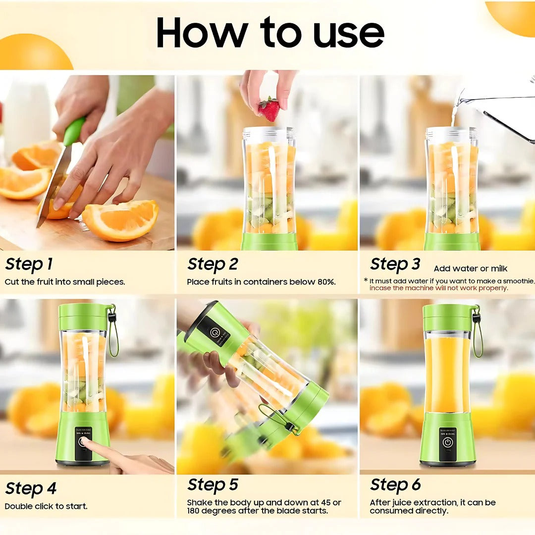Compact Personal Juice Blender Mixer
